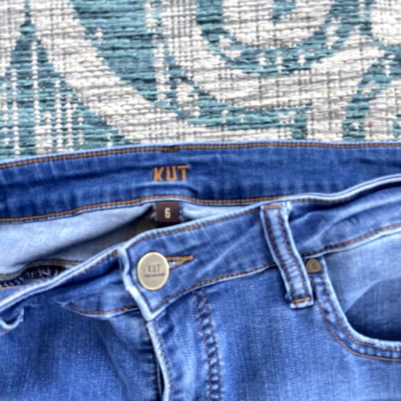 KUT from the Kloth Women's High Rise‎ Fab Ab Crop Skinny Jeans - Size 6 - Picture 5 of 11